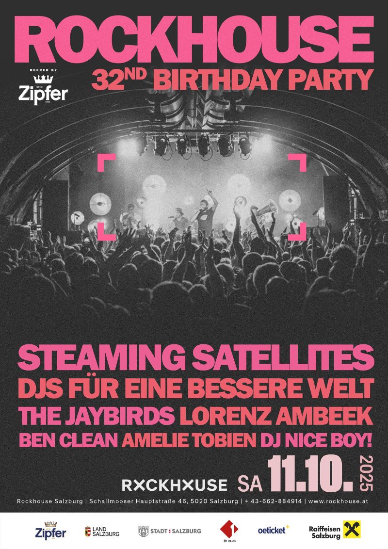 Steaming Satellites - 32nd Rockhouse Birthday Party