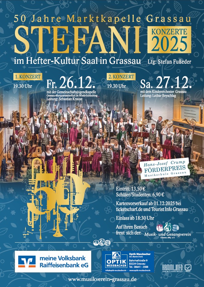 2. Stefanikonzert der Marktkapelle Grassau